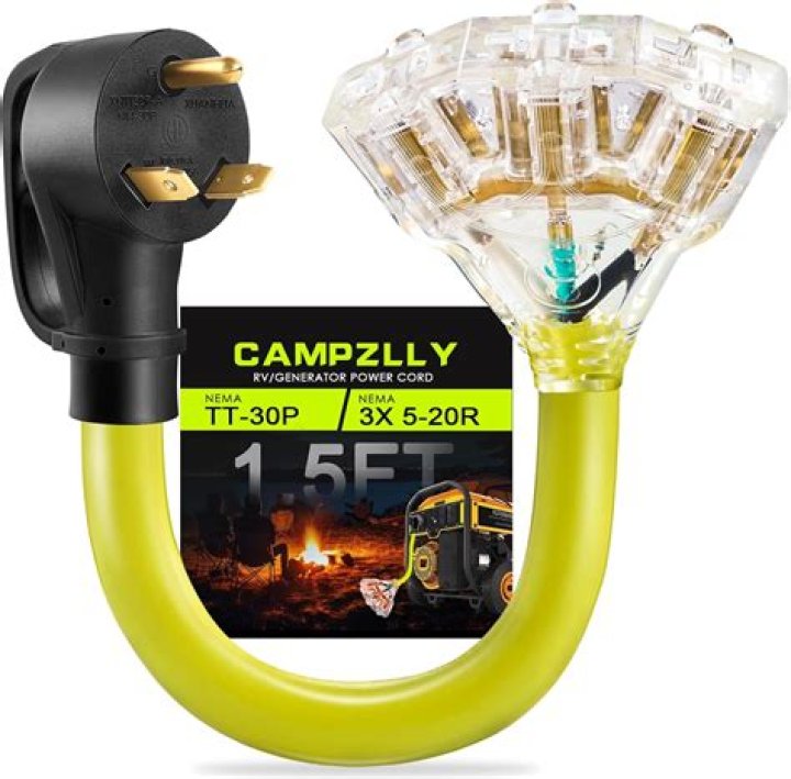 Can I run my camper off a 110 outlet?