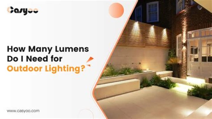 How Many Lumens Is A Street Light
