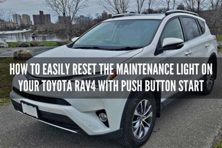 How To Reset Maintenance Light Rav4 2008
