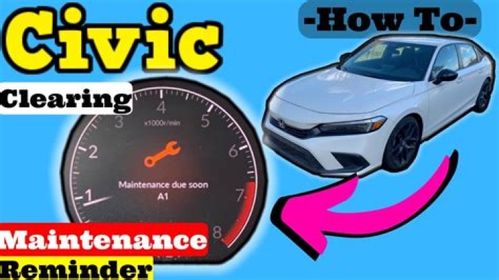Quick Answer: How To Clear Maintenance Light On 2002 Honda Civic