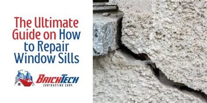 Quick Answer: How To Repair Concrete Window Sill