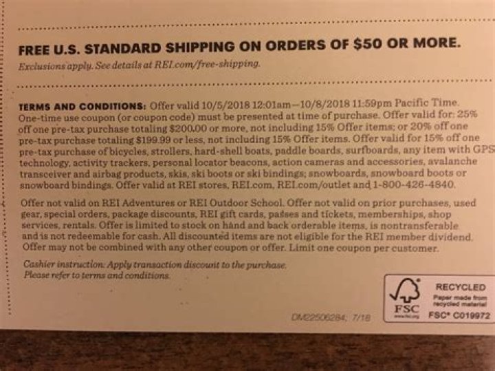 When Do Rei Member Coupons Come Out
