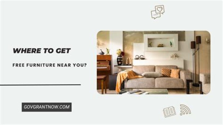Where can I get free furniture for my home?